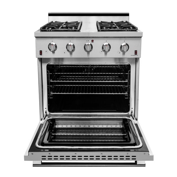 NXR Professional Ranges 30" 4.5 Cubic Feet Gas Freestanding Range Wayfair